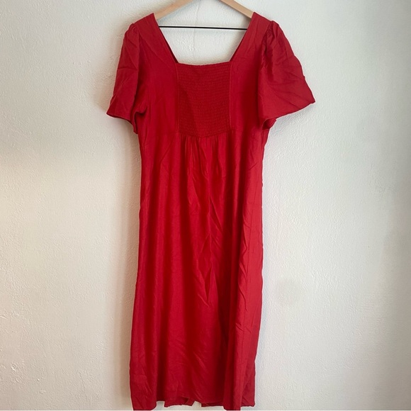 Old‎ Navy Red Puff Sleeve Sundress - Picture 8 of 8